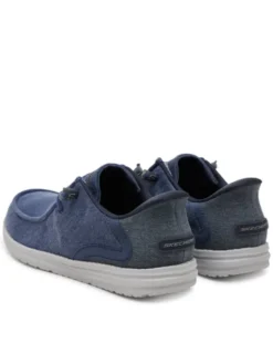 Skechers Mokasyny Melson-Coronado 210959/DEN Granatowy