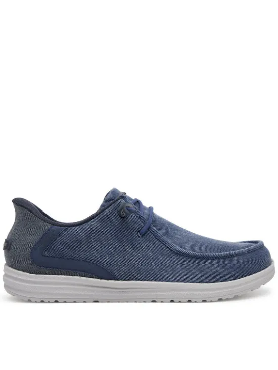Skechers Mokasyny Melson-Coronado 210959/DEN Granatowy