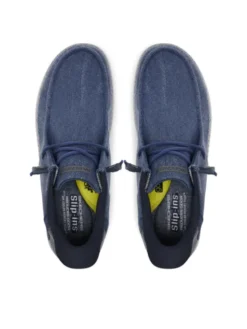 Skechers Mokasyny Melson-Coronado 210959/DEN Granatowy