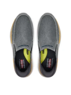 Skechers Półbuty Remaxed-Fenick 204839/CHAR Szary