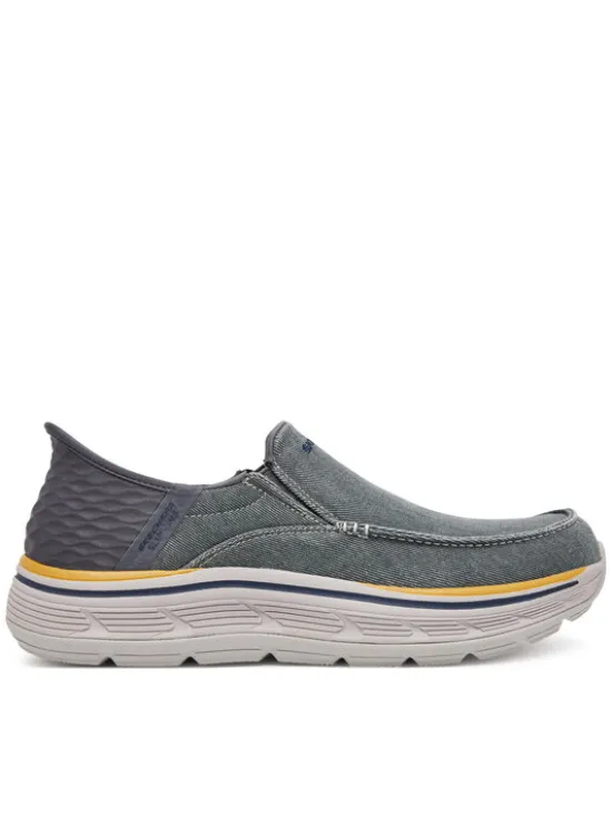 Skechers Półbuty Remaxed-Fenick 204839/CHAR Szary