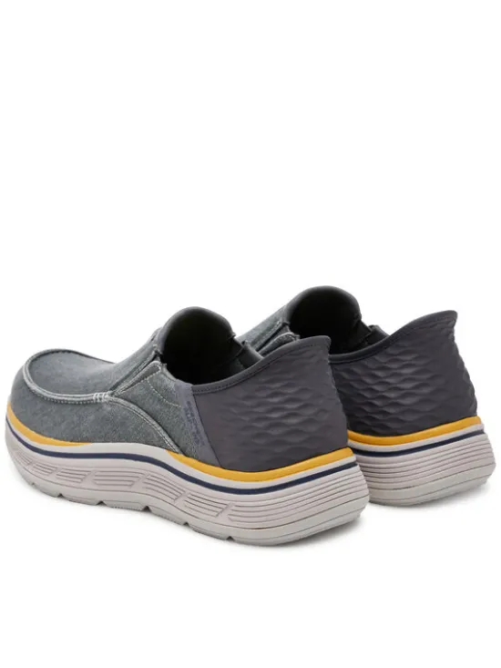 Skechers Półbuty Remaxed-Fenick 204839/CHAR Szary