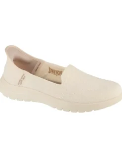 Skechers Półbuty Skechers Slip-Ins On The Go Flex - Camellia Biały