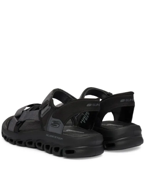 Skechers Sandały Glide Step Sandal 233382/BBK Czarny