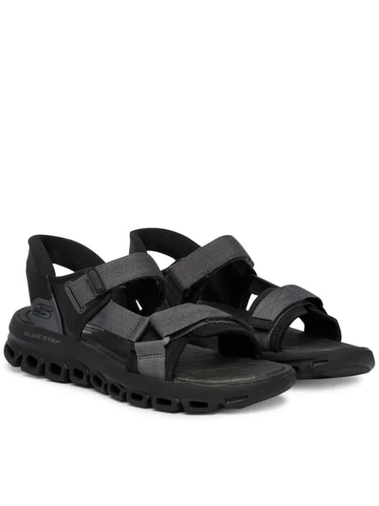 Skechers Sandały Glide Step Sandal 233382/BBK Czarny