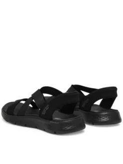 Skechers Sandały Go Walk Flex Sandal - Glimmer 141489/BBK Czarny