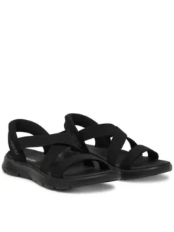 Skechers Sandały Go Walk Flex Sandal - Glimmer 141489/BBK Czarny