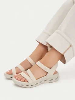 Skechers Sandały Go Walk Glide-Step 2.0 Sandal 141269/NAT Beżowy