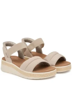 Skechers Sandały Skechers Slip-Ins: BOBS Sun Ray Beżowy