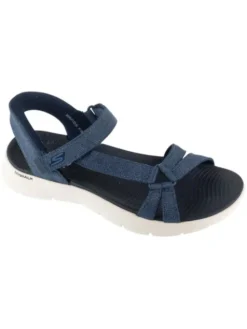 Skechers Sandały Slip-Ins: Go Walk Flex Sandal - Illuminate Granatowy