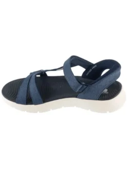 Skechers Sandały Slip-Ins: Go Walk Flex Sandal - Illuminate Granatowy