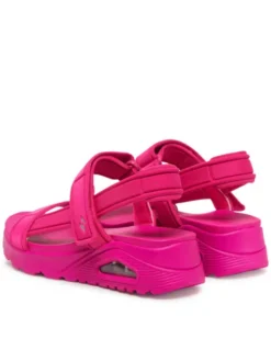 Skechers Sandały Uno-Fun Stand 119814/HTPK Różowy