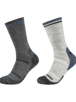 Skechers Skarpety krótkie Skechers 2PPK Men Trail Wool Socks Szary