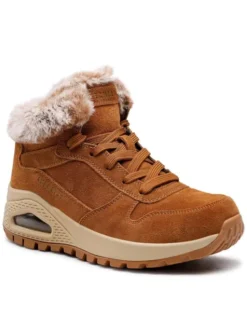Skechers Trzewiki Uno Wintriness 167433/CSNT Brązowy