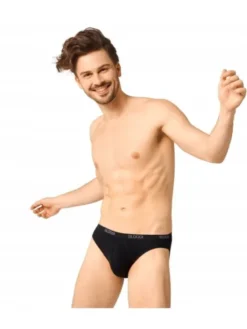 Sloggi Slipy Sloggi men Basic Mini Czarny