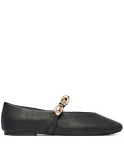 Steve Madden Baleriny Poppin Flat 11005437 Czarny