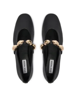 Steve Madden Baleriny Poppin Flat 11005437 Czarny