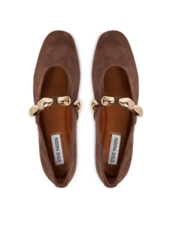 Steve Madden Baleriny Poppin 11005437 Brązowy