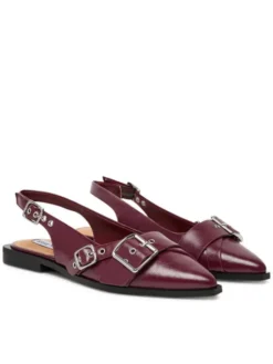 Steve Madden Baleriny SM11003901 Bordowy