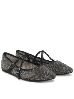 Steve Madden Baleriny Watchlist 11005277 Czarny