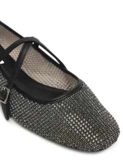 Steve Madden Baleriny Watchlist 11005277 Czarny