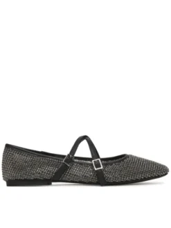 Steve Madden Baleriny Watchlist 11005277 Czarny