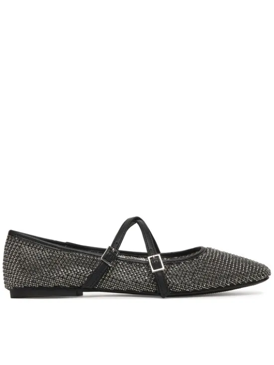 Steve Madden Baleriny Watchlist 11005277 Czarny