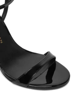 Stuart Weitzman Sandały Naudistini Wrap 100 SM910 Czarny