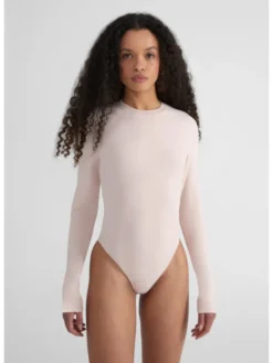 Style Republic Body Longsleeve Różowy jasny Curvy Fit