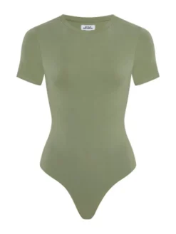 Style Republic Body Shortsleeve Zielony Curvy Fit