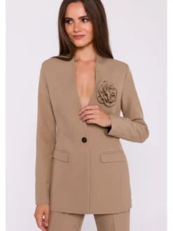 Stylove Marynarka S370 Beżowy Ladies Fit