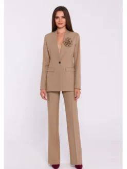 Stylove Marynarka S370 Beżowy Ladies Fit