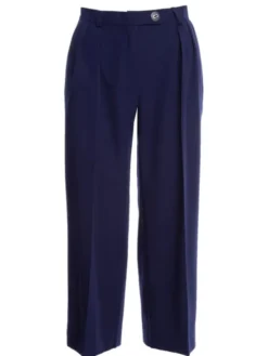 Stylove Spodnie damskie S139 Granatowy Wide Leg
