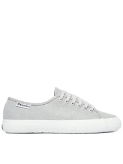 Superga Tenisówki 3750 Jersey Lame Leggera Low Top S4135ZW Srebrny