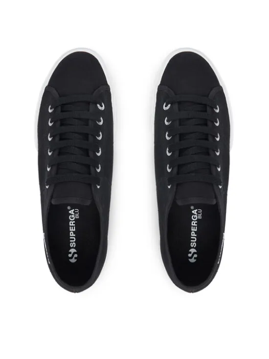 Superga Tenisówki 3790 Platform S3134MW Czarny