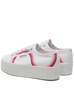 Superga Tenisówki Round Stripes 2790 S4128TW Biały