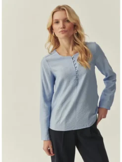 TATUUM Bluzka TARAMA Niebieski Classic Fit