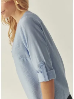 TATUUM Bluzka TARAMA Niebieski Classic Fit