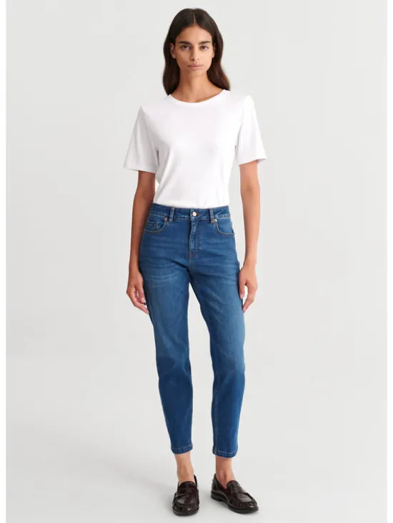 TATUUM Jeansy FARO Granatowy Slim Fit