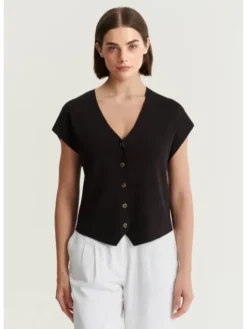 TATUUM Kamizelka KIM Brązowy Classic Fit
