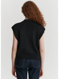 TATUUM Kamizelka LASI Czarny Loose Fit