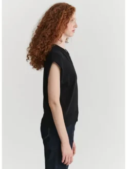 TATUUM Kamizelka LASI Czarny Loose Fit