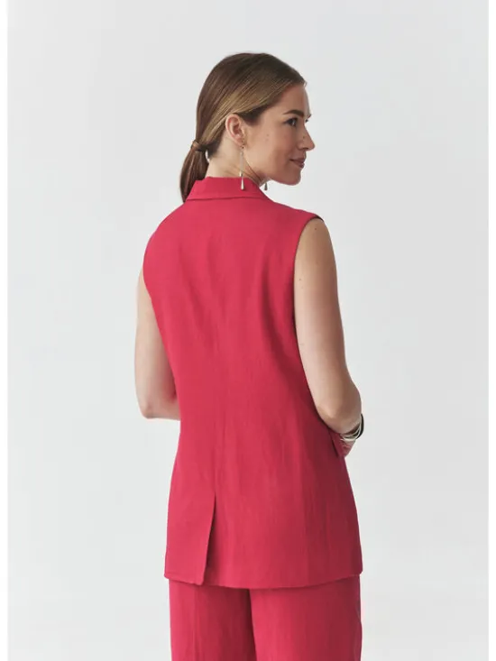 TATUUM Kamizelka SARNA Czerwony Classic Fit