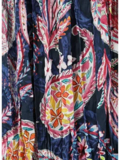 TATUUM Spódnica midi CRINCLA Kolorowy Flare Fit
