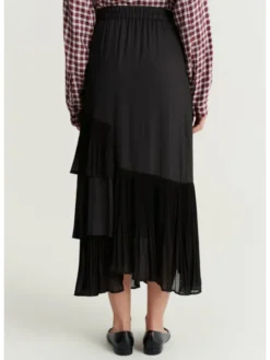 TATUUM Spódnica midi FALBI Brązowy Flare Fit