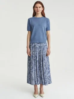 TATUUM Spódnica midi FESTINA Kolorowy Flare Fit