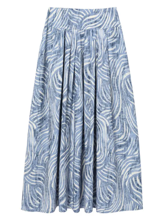 TATUUM Spódnica midi FESTINA Kolorowy Flare Fit