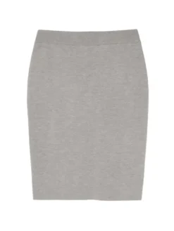 TATUUM Spódnica midi GEME 1 Szary Close Fit