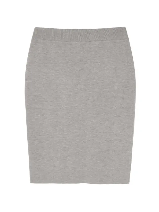 TATUUM Spódnica midi GEME 1 Szary Close Fit