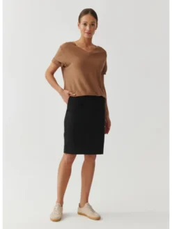 TATUUM Spódnica midi JANA Czarny Close Fit
